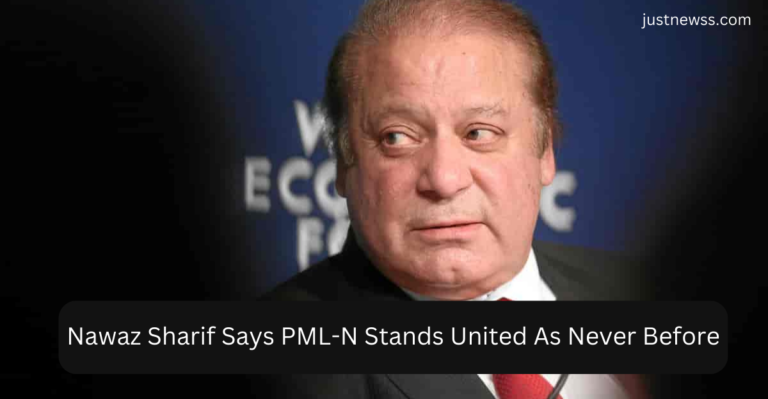 Nawaz Sharif Says PML-N Stands United As Never Before