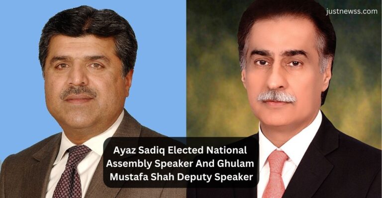 Ayaz Sadiq Elected National Assembly Speaker And Ghulam Mustafa Shah Deputy Speaker