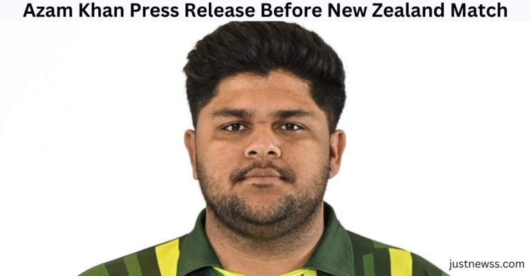 Azam Khan Press Release Before New Zealand Match