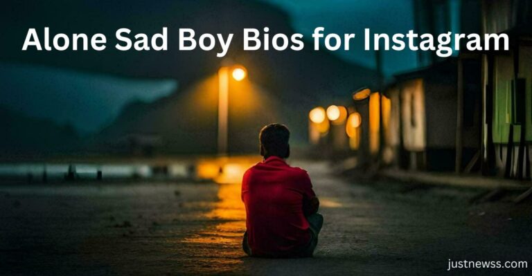 400+ Heartfelt Alone Sad Boy Bios for Instagram