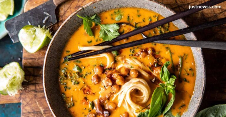 How To Make Thai Coconut Curry Noodle Soup Recipe