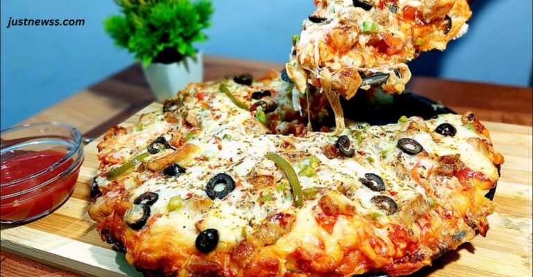 How To Make Chicken Mughlai Pizza Without Oven