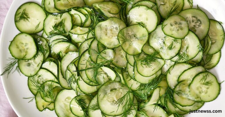 The Best Vinegar Cucumber Salad Recipe